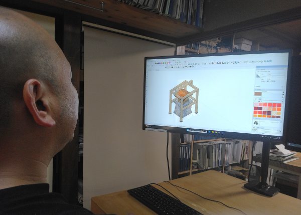 一般宅のお稲荷様の新規更新工事でデザインを熟考中です