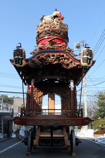 南町山車彫刻修理
