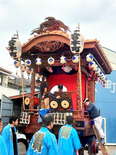 飯能宮本町山車修理工事